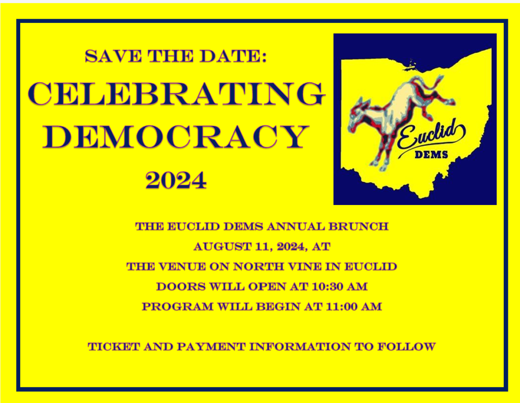 Save the date for 2024 Euclid Dems Brunch